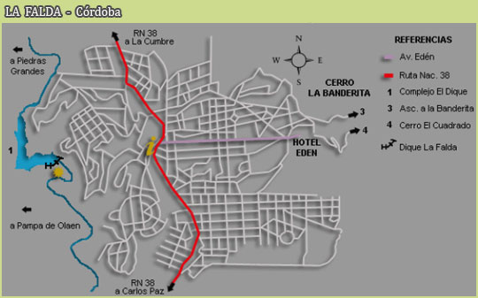 LA FALDA, CÓRDOBA - Guía de Turismo de La Falda - Caverna El Sauce - Córdoba