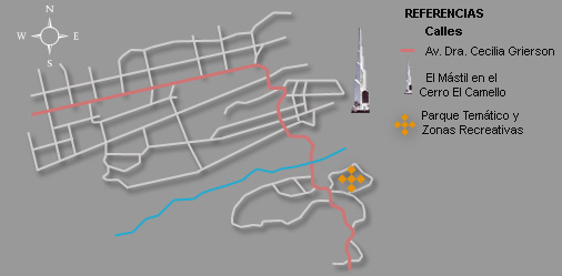 Mapa de Los Cocos